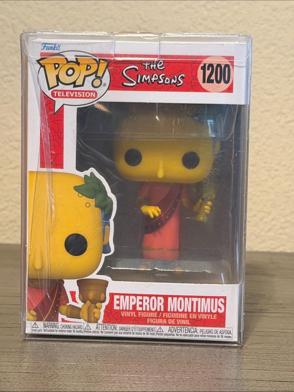 Funko Pop! The Simpsons Emperor Montimus Vinyl Figure - Yellow & Red